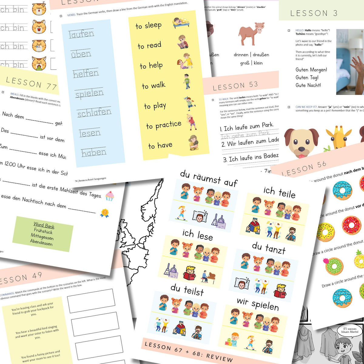 Homeschool German 1 Workbook (PREORDER) image 2