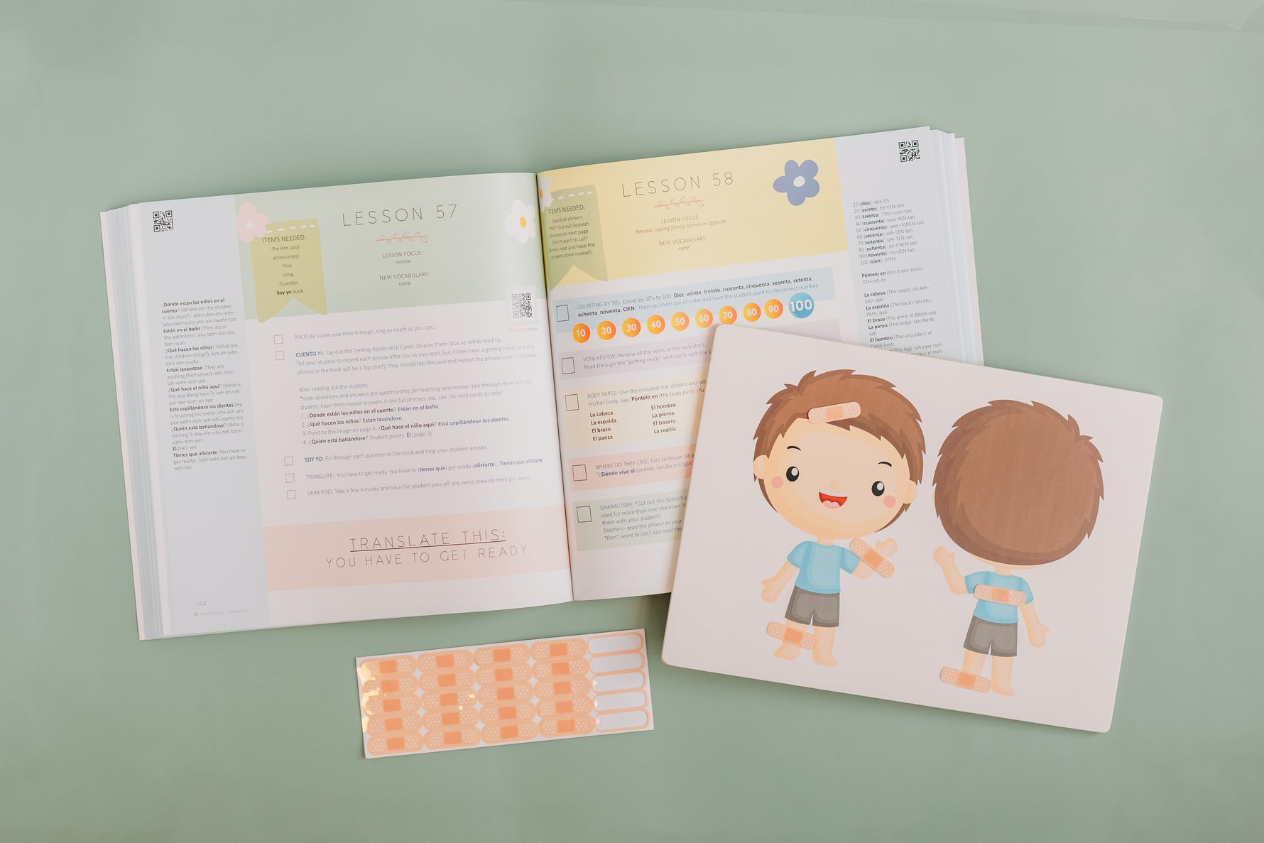 HOMESCHOOL SPANISH CURRICULUM: Level 2 - PHYSICAL SET image 4